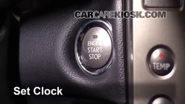 2015 Lexus GX460 Luxury 4.6L V8 Reloj Fijar hora de reloj